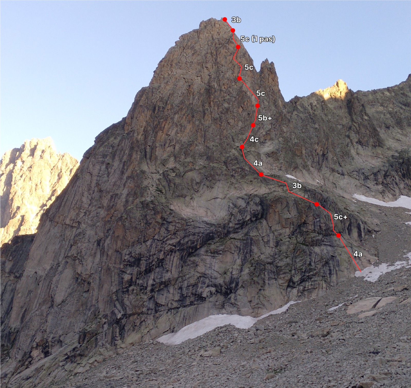 Topo Dibona Directe Express — Oostwand